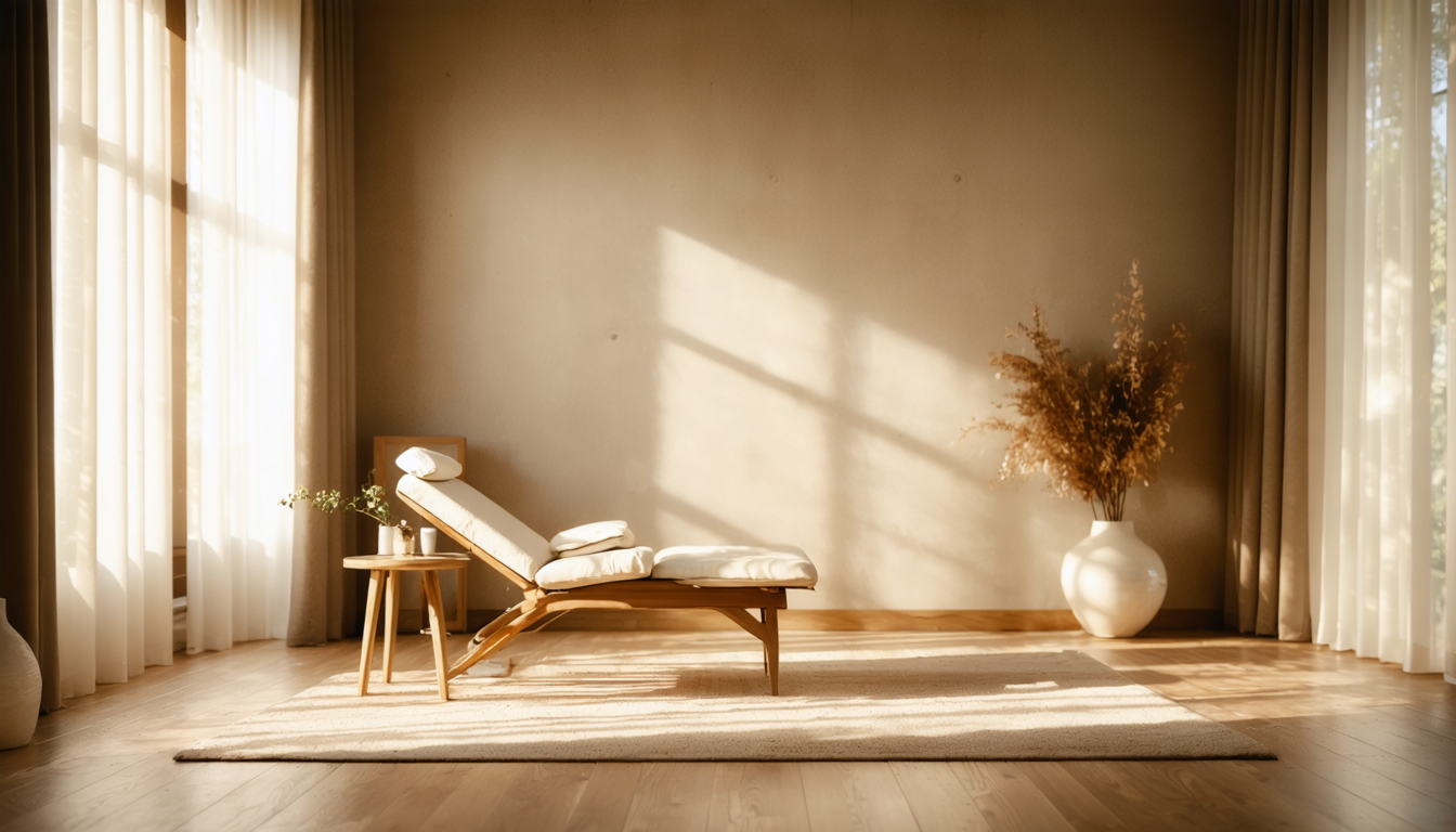 Clean, inviting neutral-toned space ready for a health appointment